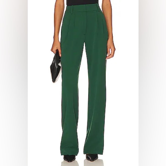 FAVORITE DAUGHTER the favorite pant green classic trousers / size 6
